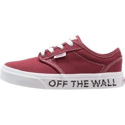 Vans ATWOOD Tenisówki i Trampki bordeaux. Białe trampki chłopięce Vans, z materiału. Za 199,00 zł.