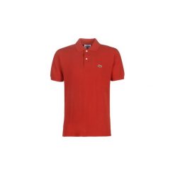 Koszulki polo z krótkim rękawem Lacoste POLO L12 12 REGULAR. Czerwone koszulki męskie Lacoste, s, bez wzorów, polo, z krótkim rękawem, krótkie. Za 429,00 zł.