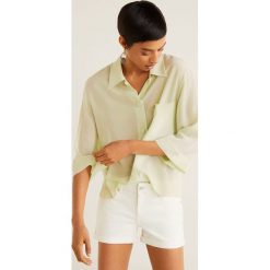 Mango - Szorty Vicky. Białe szorty damskie Mango, bez wzorów, z elastanu, casualowe. Za 79,90 zł.