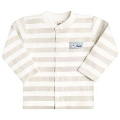 Nini Sweterek Chłopięcy 56 Beżowy. Brązowe bluzy chłopięce marki Nini, w paski, z bawełny. Za 35,00 zł.