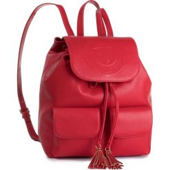 Plecak TRUSSARDI JEANS - Faith Backpack Tumbled 75B00848 R150. Czerwone plecaki damskie Trussardi Jeans, bez wzorów, z jeansu, eleganckie, bez dodatków. Za 649,00 zł.