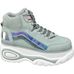 Sneakersy damskie Catwalk miętowe. Zielone sneakersy damskie Catwalk, z materiału. Za 97,00 zł.