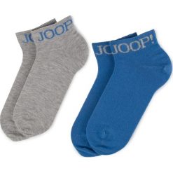 Zestaw 2 par niskich skarpet męskich JOOP! - Logo Sneaker 900.065-1 Light Grey Melange 2400M. Szare skarpetki męskie z elastanu. Za 69,00 zł.