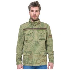 Desigual Kurtka Męska Quepi M Zielony. Zielone płaszcze męskie Desigual, m, bez wzorów, bez kaptura. W wyprzedaży za 389,00 zł.