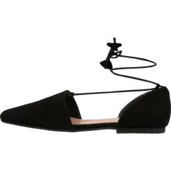 Baleriny damskie: KMB PAN Baleriny z zapięciem black
