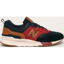 New Balance - Buty CM997HDT. Niebieskie sneakersy męskie New Balance, ze skóry, na sznurówki. W wyprzedaży za 359,90 zł.