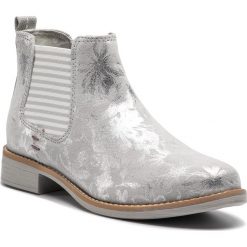 Sztyblety S.OLIVER - 5-25335-32 Quartz 202. Szare kozaki damskie S.Oliver, ze skóry, bez obcasa, na obcasie, bez zapięcia. Za 259,90 zł.