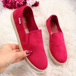 Espadryle damskie slip on różowe Big Star AA274822SS19 - różowy. Różowe espadryle damskie BIG STAR, bez wzorów, bez obcasa. Za 48,00 zł.