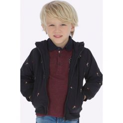 Mayoral - Kurtka bomber dziecięca 92 - 134 cm. Niebieskie kurtki chłopięce Mayoral, bez wzorów, z elastanu, krótkie, z kapturem. Za 213,90 zł.