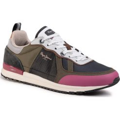 Sneakersy PEPE JEANS - Tinker Pro Sup PMS30622 Khaki Green 765. Czarne sneakersy męskie Pepe Jeans, na co dzień, bez wzorów, z jeansu, bez zapięcia. W wyprzedaży za 269,00 zł.