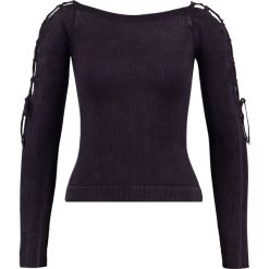 Free People LYLA Bluzka z długim rękawem blue. Szare topy sportowe damskie marki Free People, s, z elastanu, sportowe, z długim rękawem. W wyprzedaży za 231,20 zł.