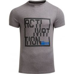 T-shirt męski TSM607 - ŚREDNI SZARY MELANŻ - Outhorn. Szare t-shirty męskie marki Outhorn, na zimę, m, melanż, z bawełny. W wyprzedaży za 27,99 zł.