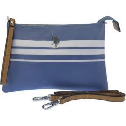 U.S. POLO ASSN. damska torebka niebieska. Niebieskie torebki klasyczne damskie U.S. Polo Assn., bez wzorów, bez dodatków. Za 259,00 zł.