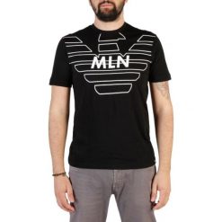 Emporio Armani koszulka męska XL czarna. Czarne koszulki męskie Emporio Armani, xl, z nadrukiem, bez kołnierzyka, bez rękawów. Za 249,00 zł.
