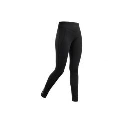 Legginsy narciarskie damskie XC S TIGHT 100 damskie. Czarne legginsy damskie INOVIK, s, bez wzorów, z elastanu. Za 89,99 zł.