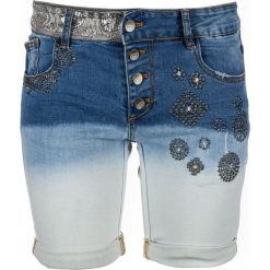 Desigual szorty damskie Madiss 26 niebieskie. Niebieskie szorty damskie Desigual, bez wzorów, eleganckie. W wyprzedaży za 169,00 zł.