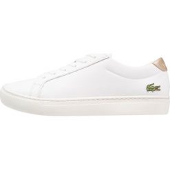 Lacoste L.12.12 Tenisówki i Trampki white/gold. Białe trampki chłopięce Lacoste, z materiału. Za 359,00 zł.
