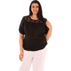 T-shirty damskie: Lniana koszulka „Majorque” w kolorze czarnym