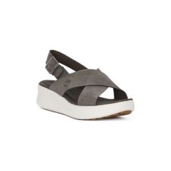Sandały Timberland LA WIND SLINGBACK. Szare sandały damskie Timberland, bez wzorów, bez obcasa, bez zapięcia. Za 436,24 zł.