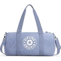Torebka "Onalo" w kolorze niebieskim - 45 x 23 x 23 cm. Niebieskie torebki klasyczne damskie Kipling, w paski, z materiału, na ramię, z breloczkiem. W wyprzedaży za 139,95 zł.