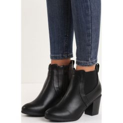 Czarne Botki Just Came. Czarne botki damskie lity Born2be, na wysokim obcasie, na zamek. Za 49,99 zł.