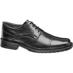 Buty męskie do garnituru Claudio Conti czarne. Czarne buty wizytowe męskie marki Claudio Conti, ze skóry, na sznurówki. Za 139,90 zł.