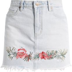 Spódniczki: MINKPINK ALOHA SKIRT Spódnica jeansowa washed blue