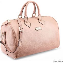Torba PS TRAVEL Medium Powder Pink. Różowe torebki klasyczne damskie marki Pakamera, w paski. Za 165,00 zł.