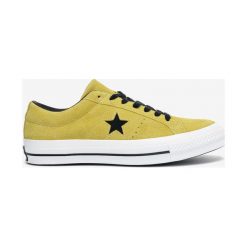 Converse One Star OX Tenisówki Żółty. Żółte trampki męskie Converse, bez wzorów, ze skóry, retro, na sznurówki. Za 412,95 zł.