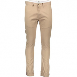 Spodnie chino - Skonny fit - w kolorze beżowym. Brązowe bez kategorii Ben Sherman, w paski, z materiału. W wyprzedaży za 173,95 zł.