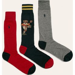 Polo Ralph Lauren - Skarpety (3-pack). Skarpetki męskie Polo Ralph Lauren, bez wzorów, z elastanu. W wyprzedaży za 129,90 zł.