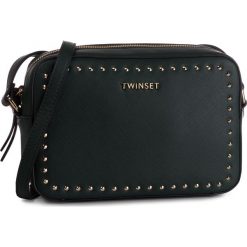 Torebka TWINSET - 192TA7212 Dark Green 00521. Zielone listonoszki damskie Twinset, bez wzorów, ze skóry ekologicznej, eleganckie, bez dodatków. Za 609,00 zł.