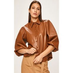 Answear - Koszula. Pomarańczowe bluzki damskie ANSWEAR, s, z poliesteru, klasyczne. W wyprzedaży za 129,90 zł.