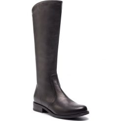 Oficerki LASOCKI - DESA-06 Czarny. Czarne kozaki damskie Lasocki, ze skóry ekologicznej, bez obcasa, na obcasie, bez zapięcia. Za 329,99 zł.