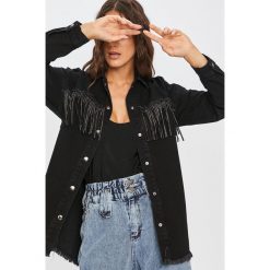 Answear Lab - Kurtka. Czarne kurtki damskie Answear Lab, s, bez wzorów, z bawełny, krótkie, bez kaptura. Za 169,90 zł.