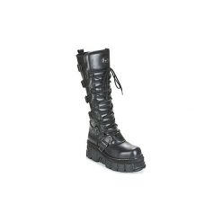 Kozaki New Rock RITAN. Czarne buty zimowe damskie marki New Rock. Za 1287,20 zł.