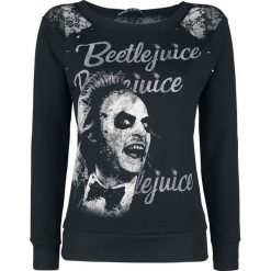 Bluzy rozpinane damskie: Beetlejuice Betelgeuse Bluza czarny