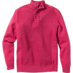 Golfy męskie: Sweter Regular Fit bonprix czerwony