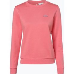 Lacoste - Damska bluza nierozpinana, pomarańczowy. Pomarańczowe bluzy damskie Lacoste, bez wzorów, bez rękawów, bez kaptura. Za 349,95 zł.