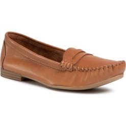 Mokasyny TAMARIS - 1-24213-24 Cuoio 455. Pomarańczowe mokasyny damskie Tamaris, na co dzień, bez wzorów, ze skóry, bez obcasa, na obcasie, bez zapięcia. W wyprzedaży za 149,00 zł.