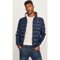 Tommy Jeans - Kurtka. Żółte płaszcze męskie Tommy Jeans, s, bez wzorów, z poliesteru, krótkie, bez kaptura. Za 849,90 zł.