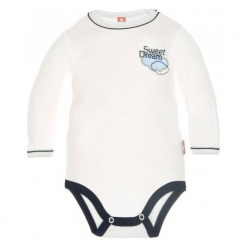 2Be3 Body Dziecięce Z Chmurką 80 Biało-Niebieskie. Białe body niemowlęce marki 2Be3. Za 35,00 zł.