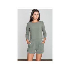 Kombinezon M445 Oliwka. Zielone kombinezony eleganckie marki FIGL, xl, z haftami, z długim rękawem, długie. Za 169,00 zł.