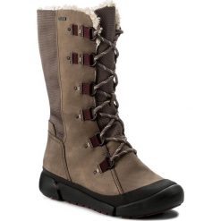 Buty zimowe damskie: Śniegowce CLARKS – Tri Neris Gtx GORE-TEX 261274894 Taupe Nubuck