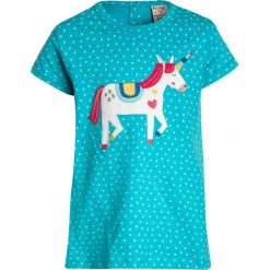 T-shirty chłopięce: Frugi KIDS SOPHIE APPLIQUE Tshirt z nadrukiem turquoise