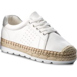 Espadryle ALDO - Methuen 56153313 70. Białe półbuty damskie ALDO, bez wzorów, ze skóry ekologicznej, bez obcasa, na płaskiej podeszwie. W wyprzedaży za 249,00 zł.