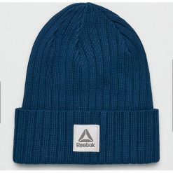 Reebok - Czapka. Szare czapki zimowe męskie Reebok, na zimę, z bawełny. Za 59,90 zł.