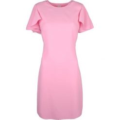 Pinko Sukienka "Attraente". Sukienki damskie Pinko, m, bez wzorów, z okrągłym kołnierzem, z krótkim rękawem, krótkie, mini, dopasowane. Za 549,00 zł.