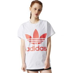 Bluzki damskie: Adidas Koszulka damska BIG TREFOIL TEE biała r. 38 (BR9827)