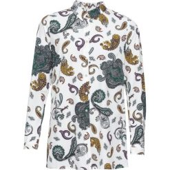 Bluzki damskie: Długa bluzka bonprix biel wełny "paisley"